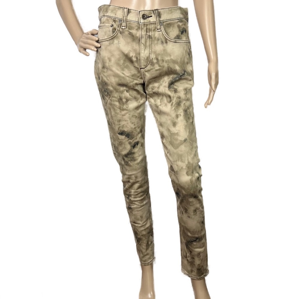 NEW RAG & BONE PRINTED SKINNY JEANS